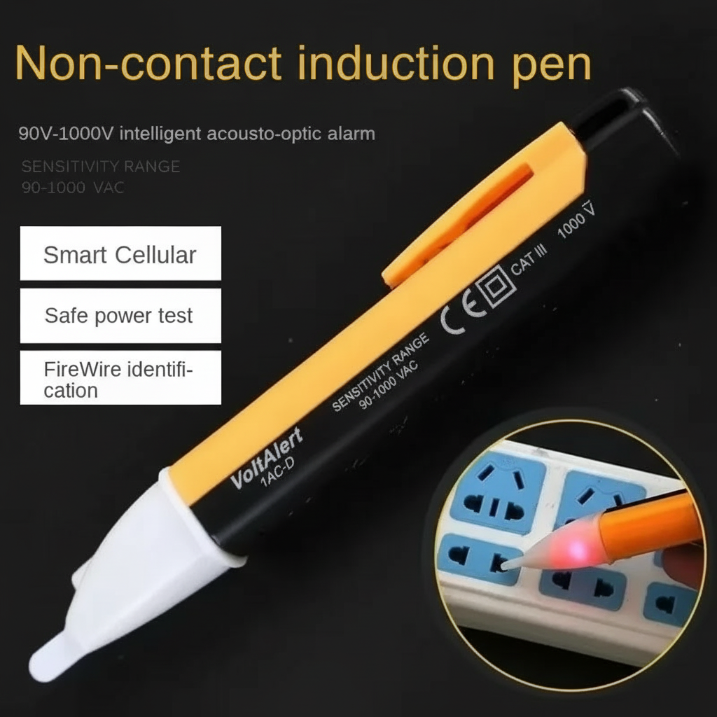 Instant Voltage Detection Tool for One-Handed Use – Maximum Safety and Efficiency