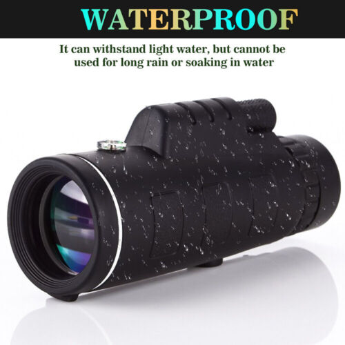 HD Monocular Telescope 40x60 with Tripod and Smartphone Holder