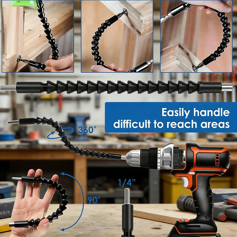 Drill Angle Attachment with Accessory Kit