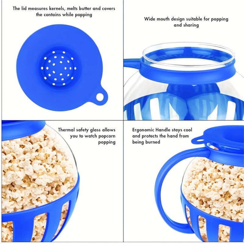 Borosilicate Glass Popcorn Maker for Microwave Use