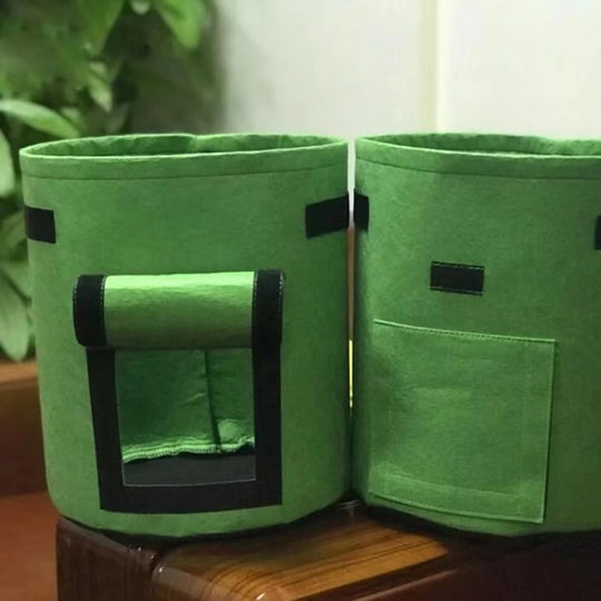 Grow Bag | Permeable Nonwoven Material | Harvest Flap with Velcro Closure | HarvestBag