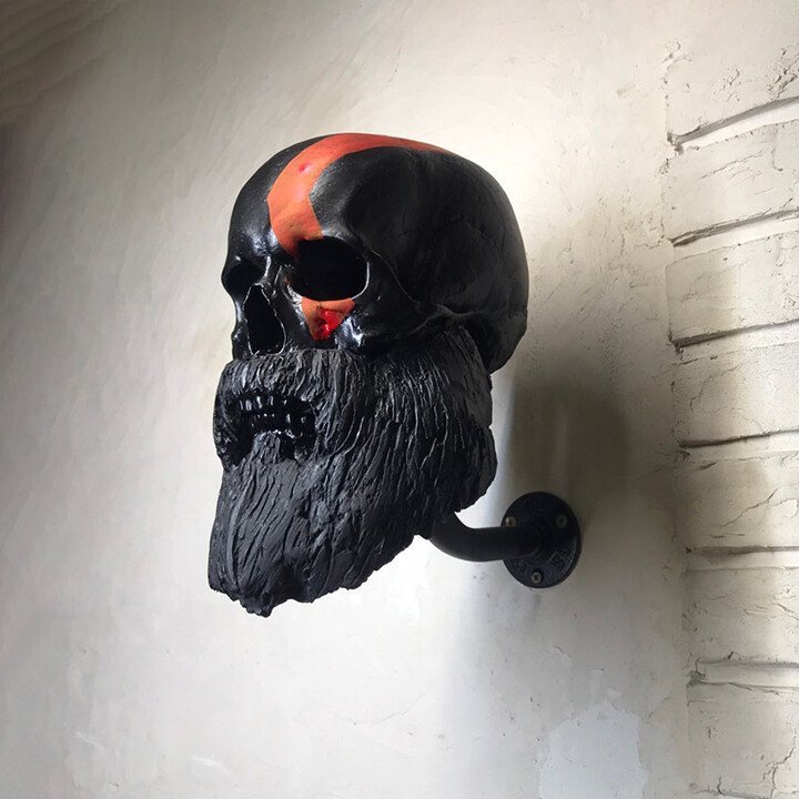 SkullGuard Helmet Display - Capture Attention with Fearless, Rock-Solid Style