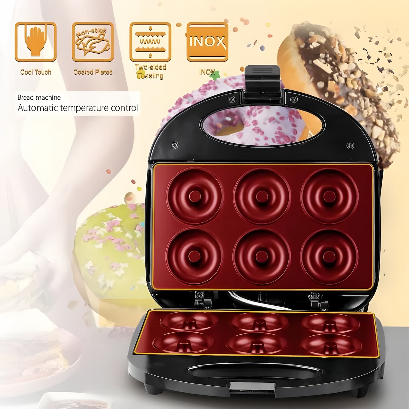 Mini Donut Maker for Irresistible Treats – Easy and Fun to Use