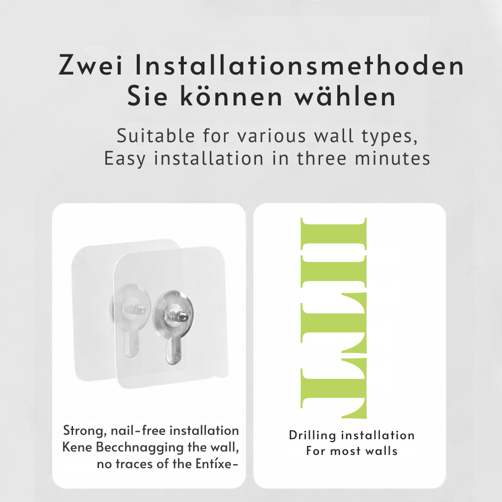 Toilet Roll Holder | Wall-Mounted with Shelf | Drill-Free Installation with Box | Rolluxe