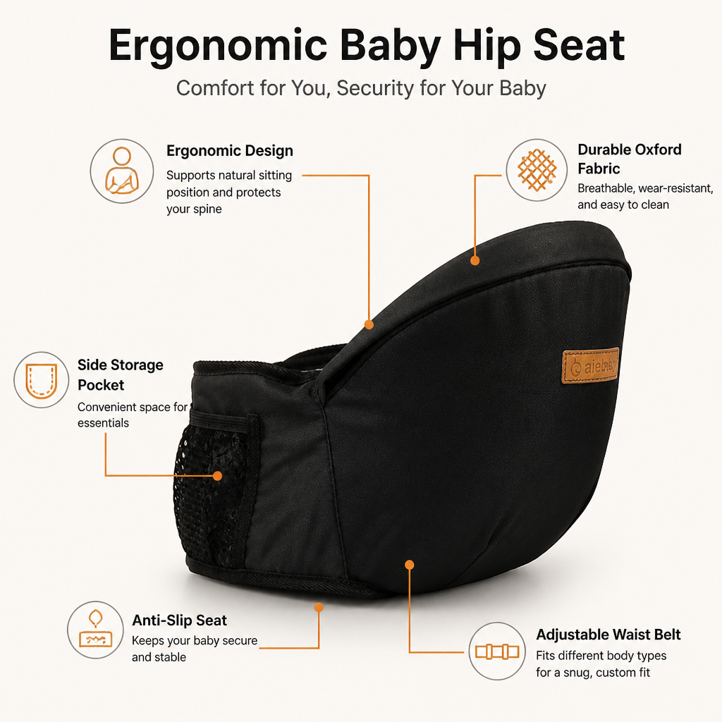EmberNest™ — Carry Your Baby All Day in Pain-Free Comfort and Effortless Style