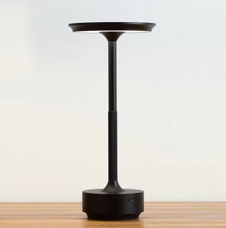 Wireless LED Desk Lamp with Touch Dimmer – Aluminum, IP44
