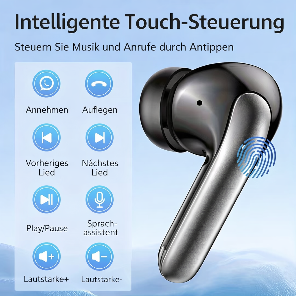 Wireless Earphones | In-Ear Headsets | Extended Listening Comfort & Crisp Calls | Voltiva