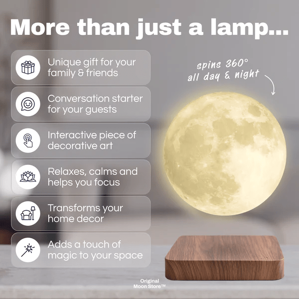 LunaDrift™ Levitating Glow — Mesmerize Your Space with Floating Lunar Magic