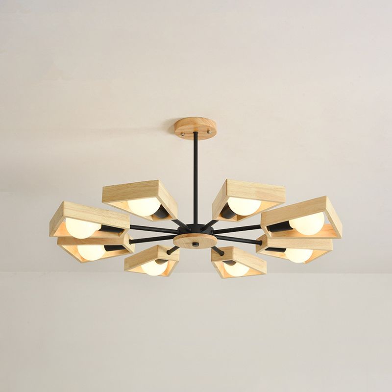 Timber Sputnik Pendant Light Fixture