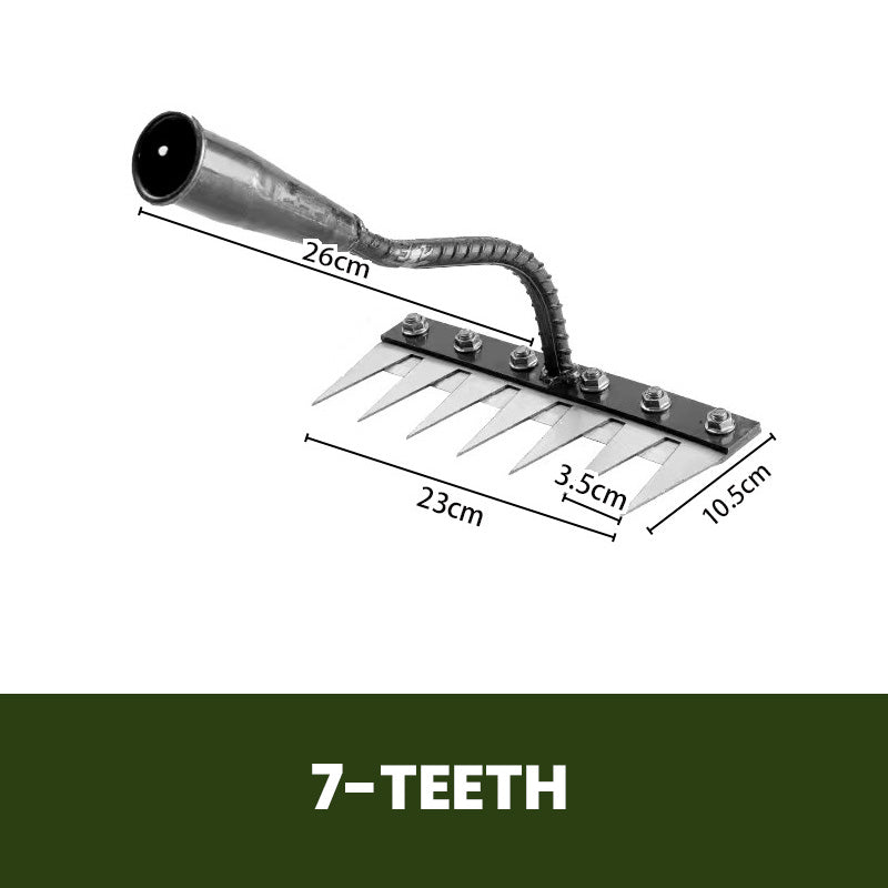 Carbon Steel Garden Weeding Rake