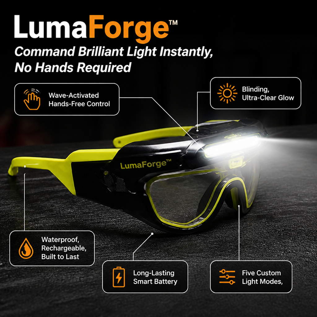 LumaForge™ — Command Brilliant Light Instantly, No Hands Required