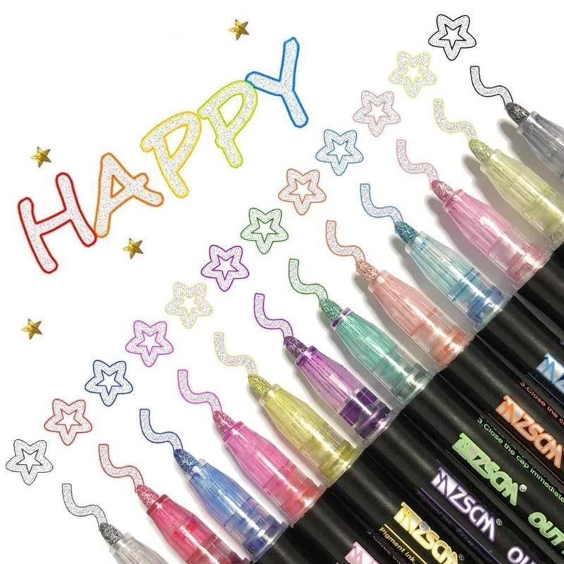 Colorful Dual Markers for Creative Effects