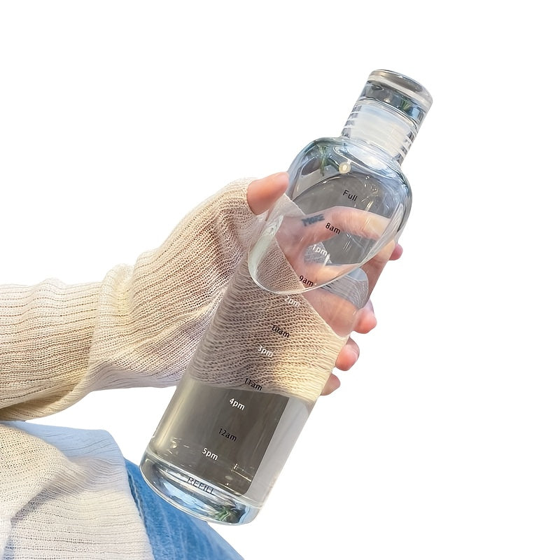 Water Bottle with Time Markers 500/700 ml