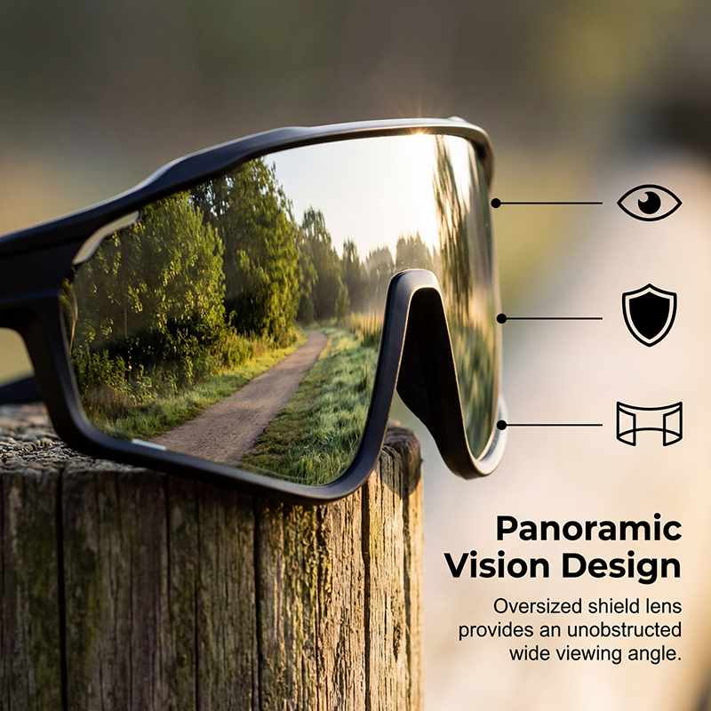 Photochromic Sports Sunglasses with UV Protection
