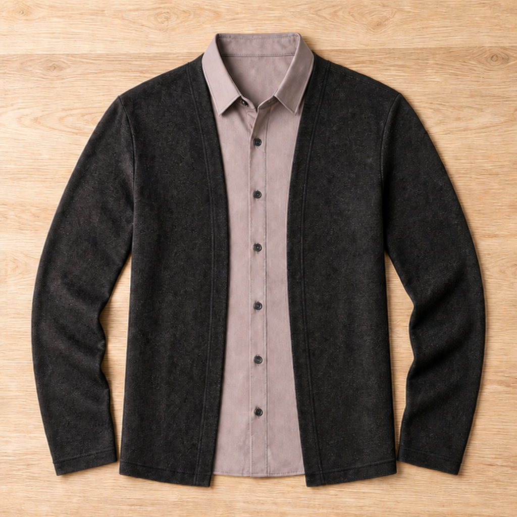 StratoFlex™ Fusion Shirt — Cut the Bulk, Command Every Room with Effortless Cool Confidence