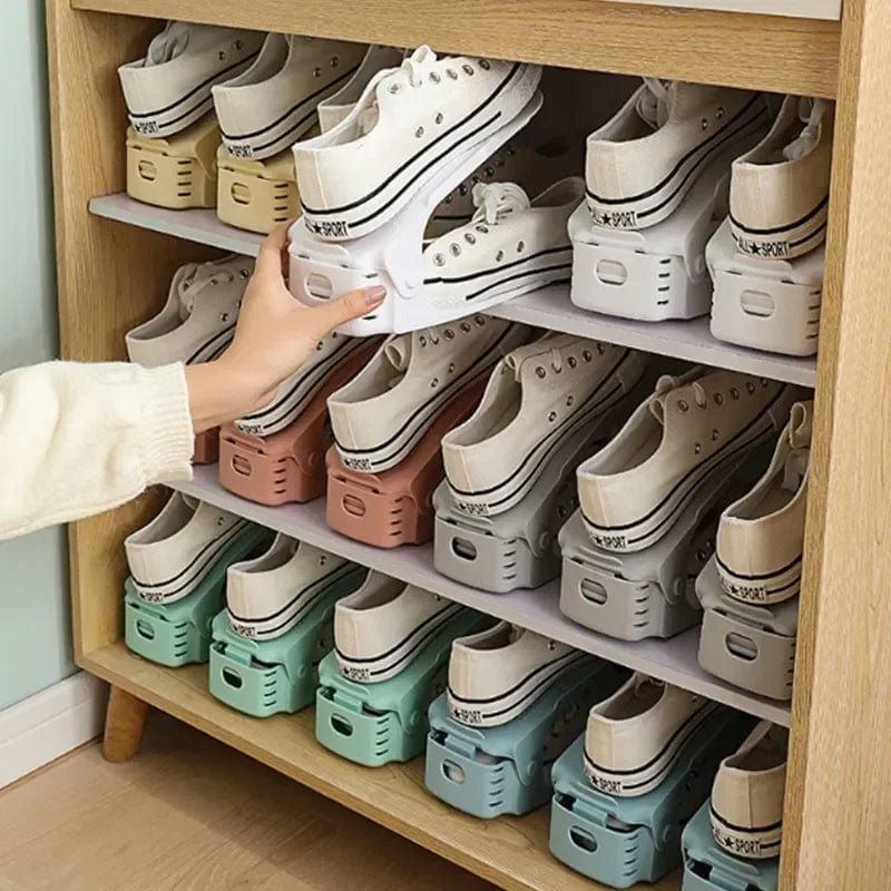 Shoe Storage Organizer | Space Efficient Design | Adjustable Shoe Rack | ShoeMate