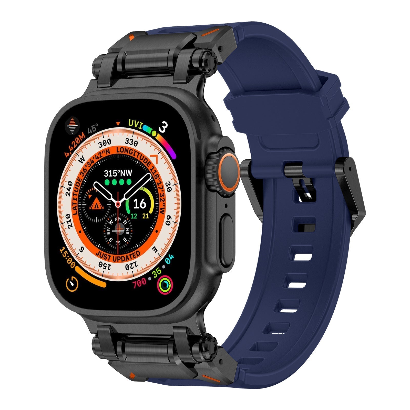 Silicone Strap for Apple Watch - Adventure Style
