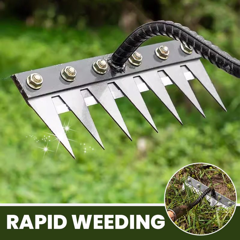 Carbon Steel Garden Weeding Rake