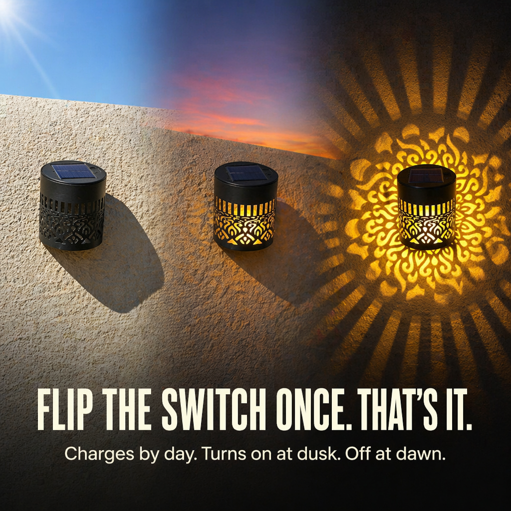 LunaAura™ — Transform Your Nights into Stunning Solar-Powered Mandala Magic