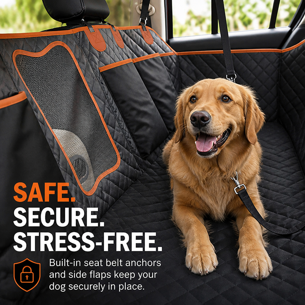CozyPaw™ Comfort Seat — Turn Every Drive Into a Calm, Clean Haven Your Dog Loves