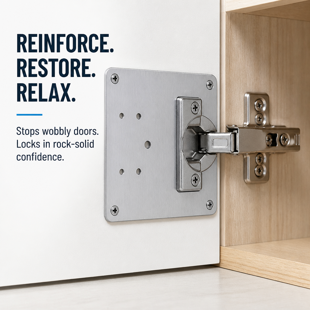 SteelGrip™ — Finally Stop Wobbly Doors and Own Rock-Solid Cabinet Confidence