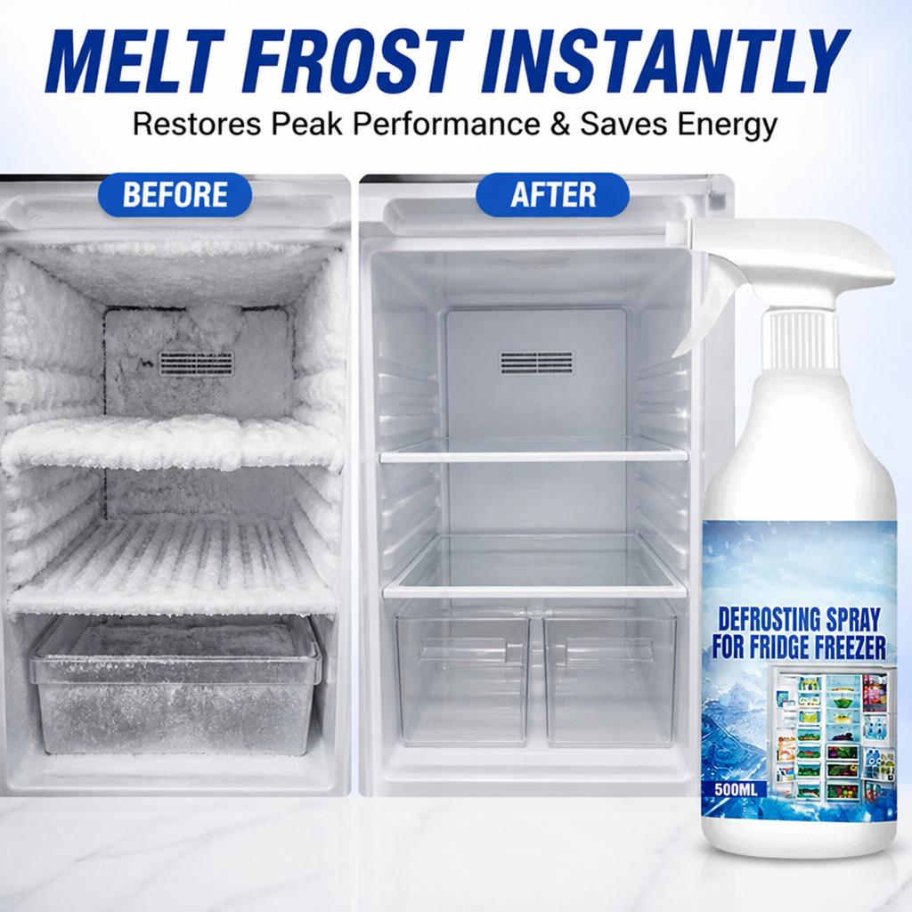 GlaciaMist™ — Melt Frost Instantly and Reclaim Your Freezer’s Power Without the Hassle