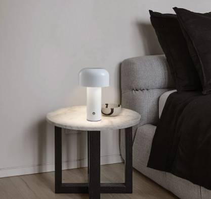 Wireless Dimmable LED Battery Table Lamp LeonieDeko - Modern touch | Living room | Reading lamp | Bedside table lamp