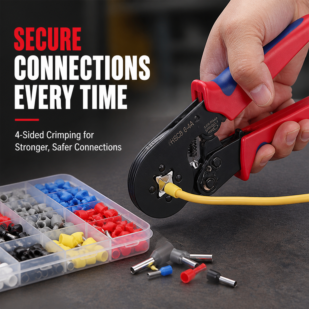 Crimping Tool Set with End Sleeves