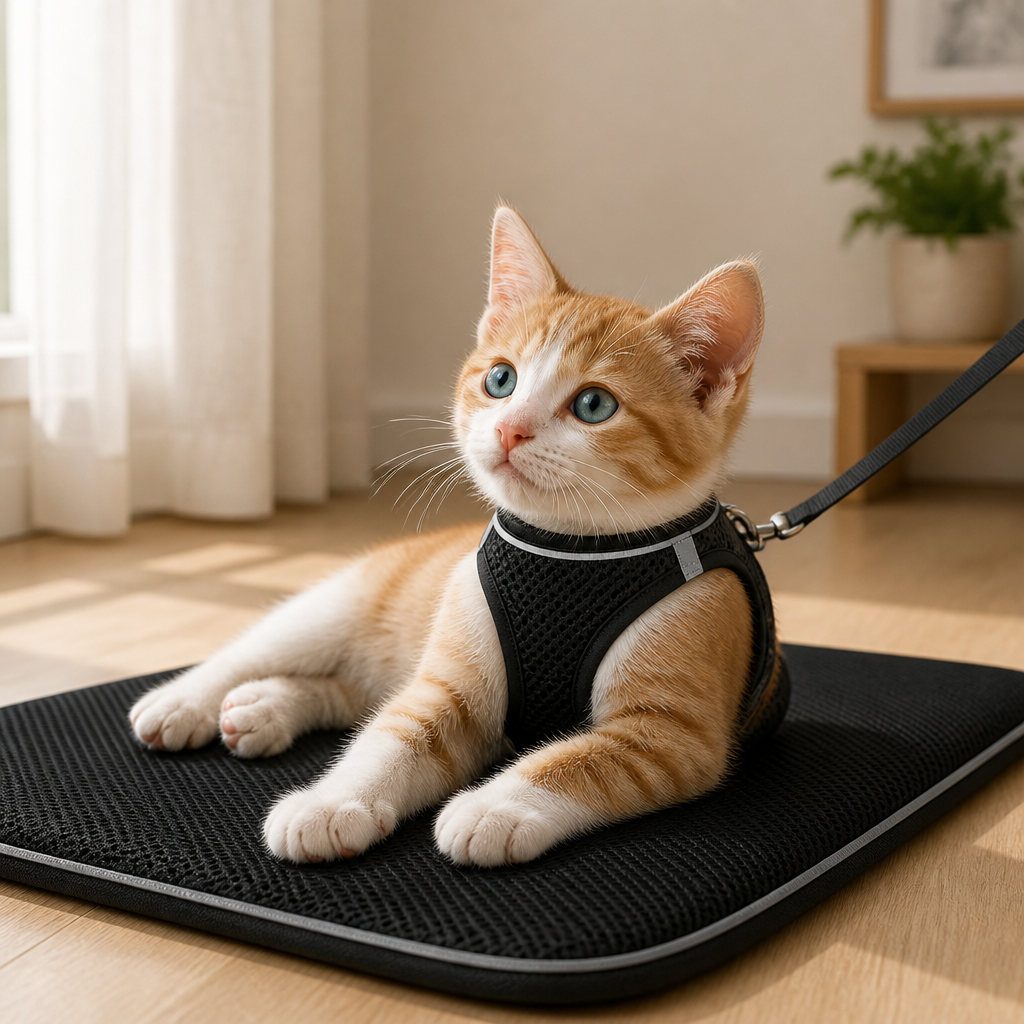 WhiskerGuard™ Comfort Harness — Wrap Your Cat in Calm, Safe, and Escape-Proof Freedom