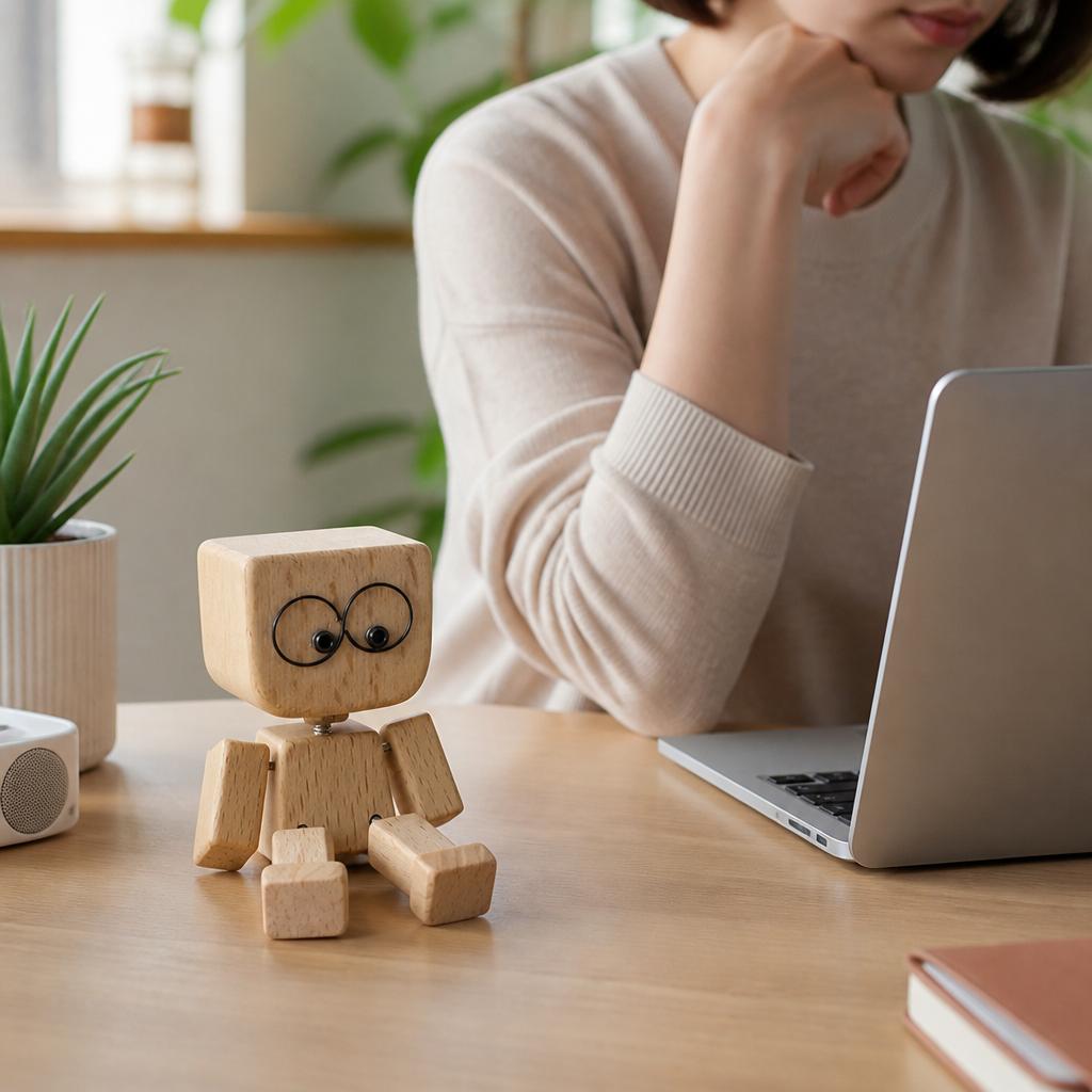 TimberJoy™ — Your Personal Wooden Buddy That Brightens Every Moment