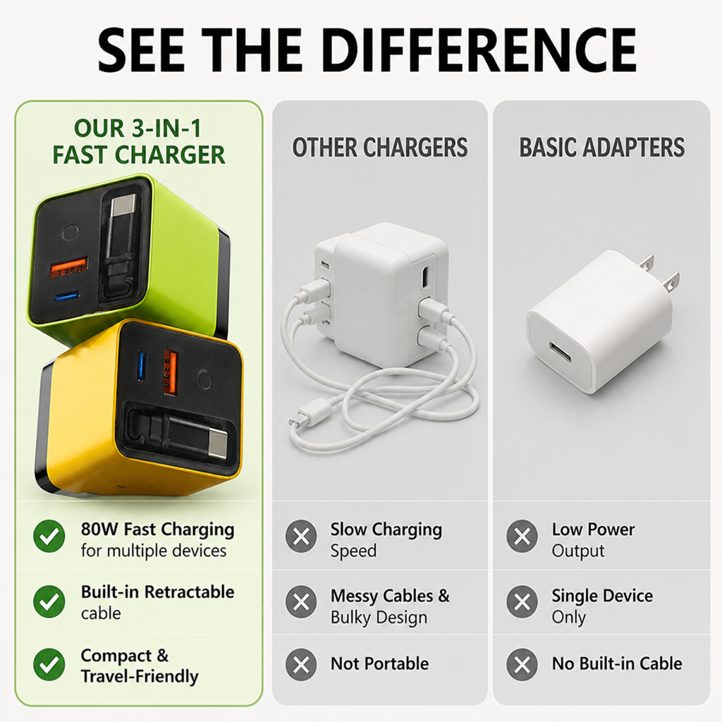 VoltixPro™ — Power Your Devices Instantly Without the Tangled Mess