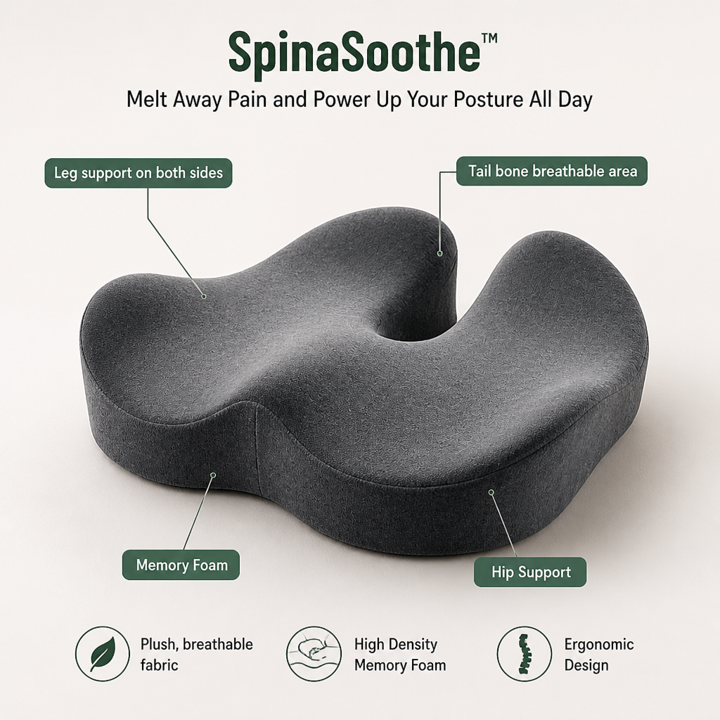SpinaSoothe™ — Melt Away Pain and Power Up Your Posture All Day