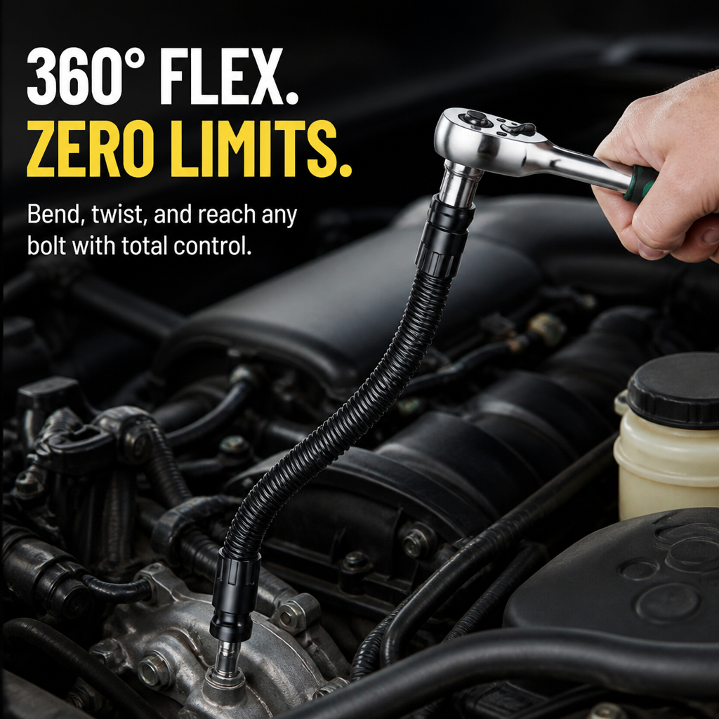 TorqueWave™ Flex Extender — Master Every Tight Spot with Unstoppable Power and Precision