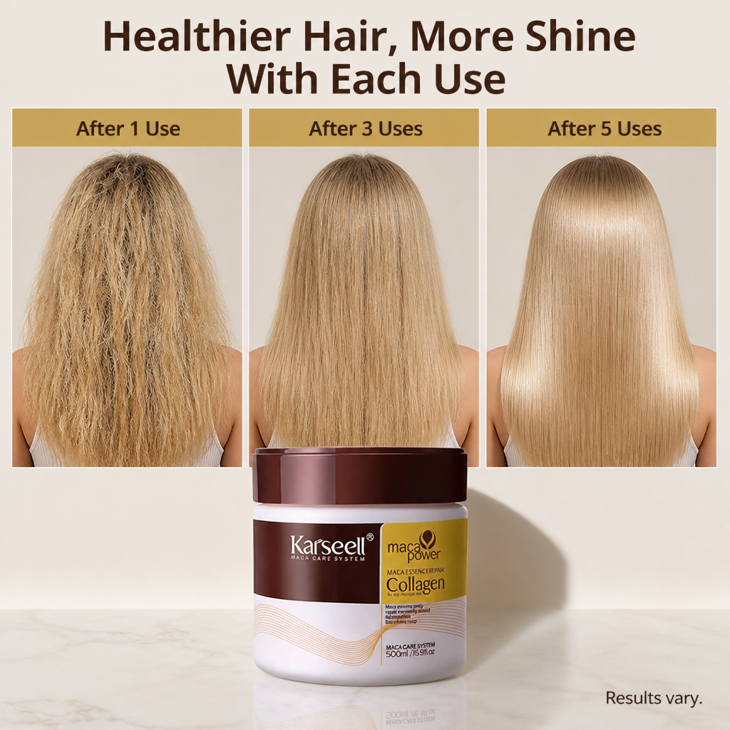 LumaSheen™ Deep Repair Mask — Bring Your Hair Back to Life with Silky, Frizz-Free Radiance
