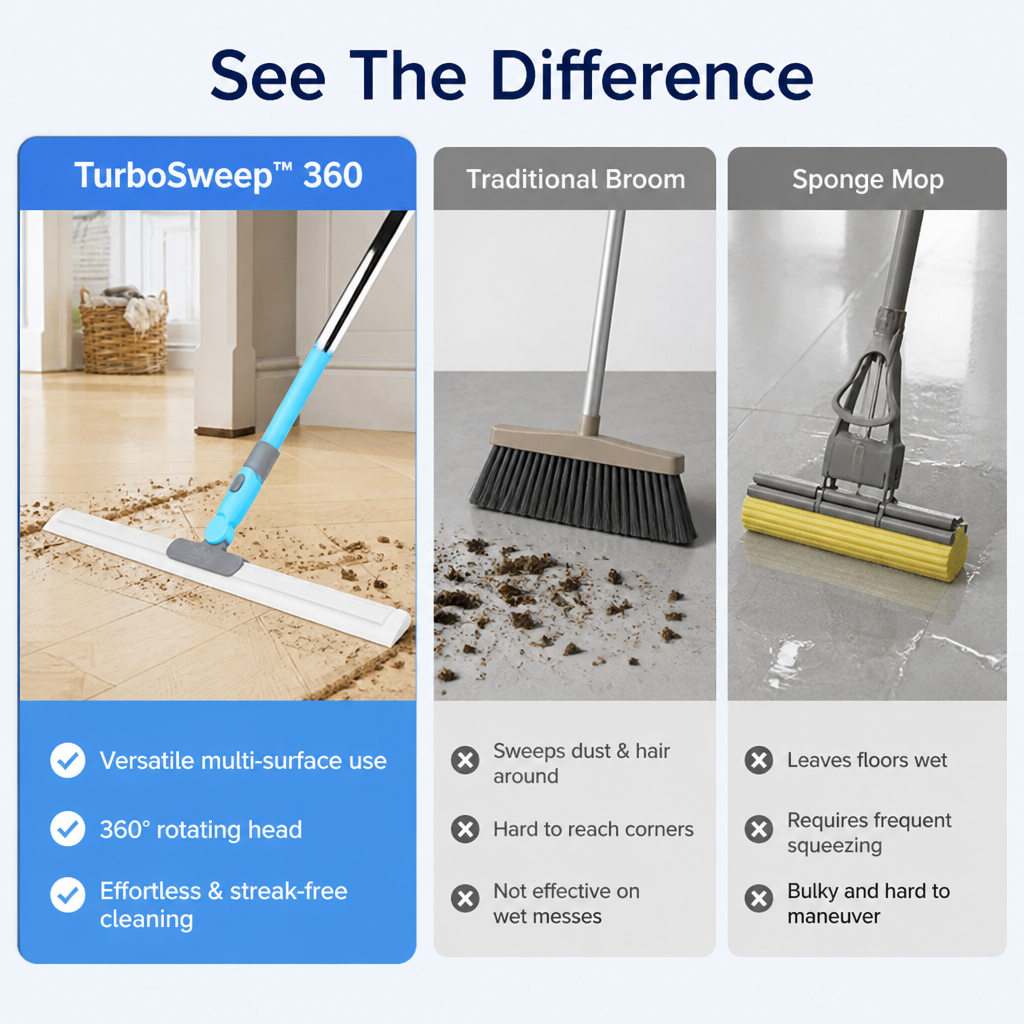 TurboSweep™ 360 — Effortless Cleaning That Frees You from Pet Hair and Messes
