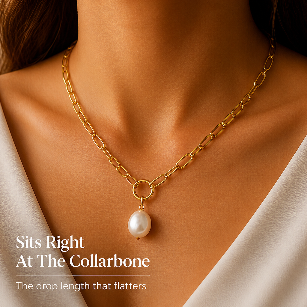 LumaPearl™ Necklace — Own Every Moment with Unstoppable Shine and Style