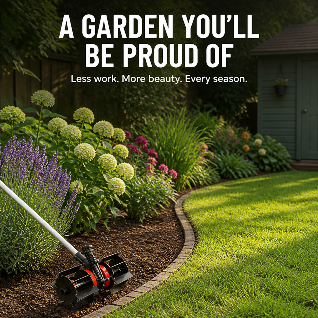 TerraTamer™ — Effortless Weed Control for a Garden That Shines Without the Struggle