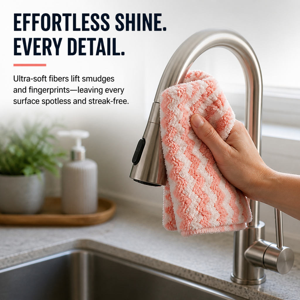 LumiClair™ Ultrasoft Cloths — Unlock Effortless, Mirror-Perfect Shine Every Time