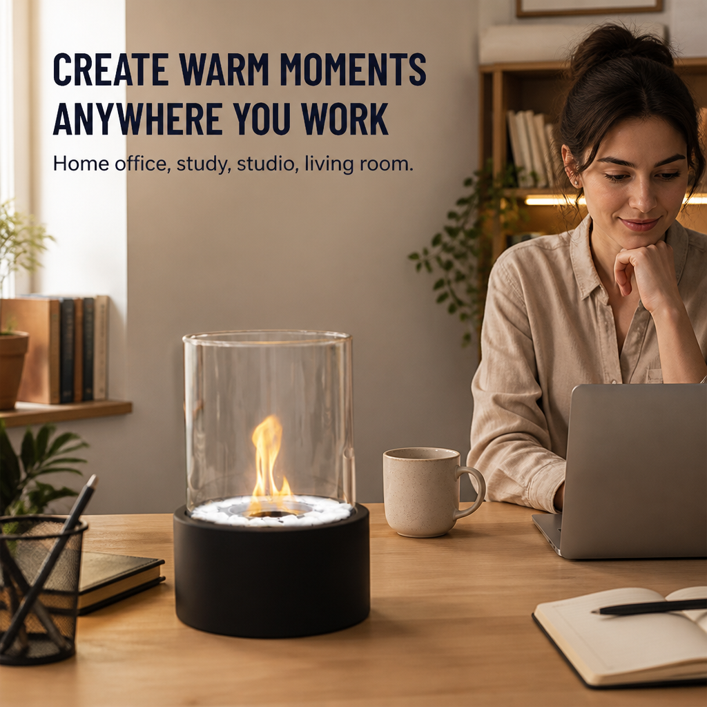 EmberMist™ — Unleash Cozy, Smokeless Warmth Anywhere You Go