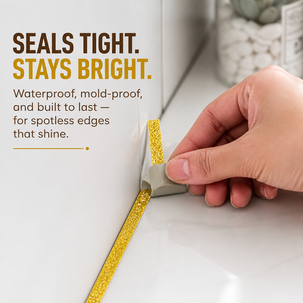 AquaSealPro™ — Effortless Mold-Free Edges That Keep Your Home Fresh and Flawless