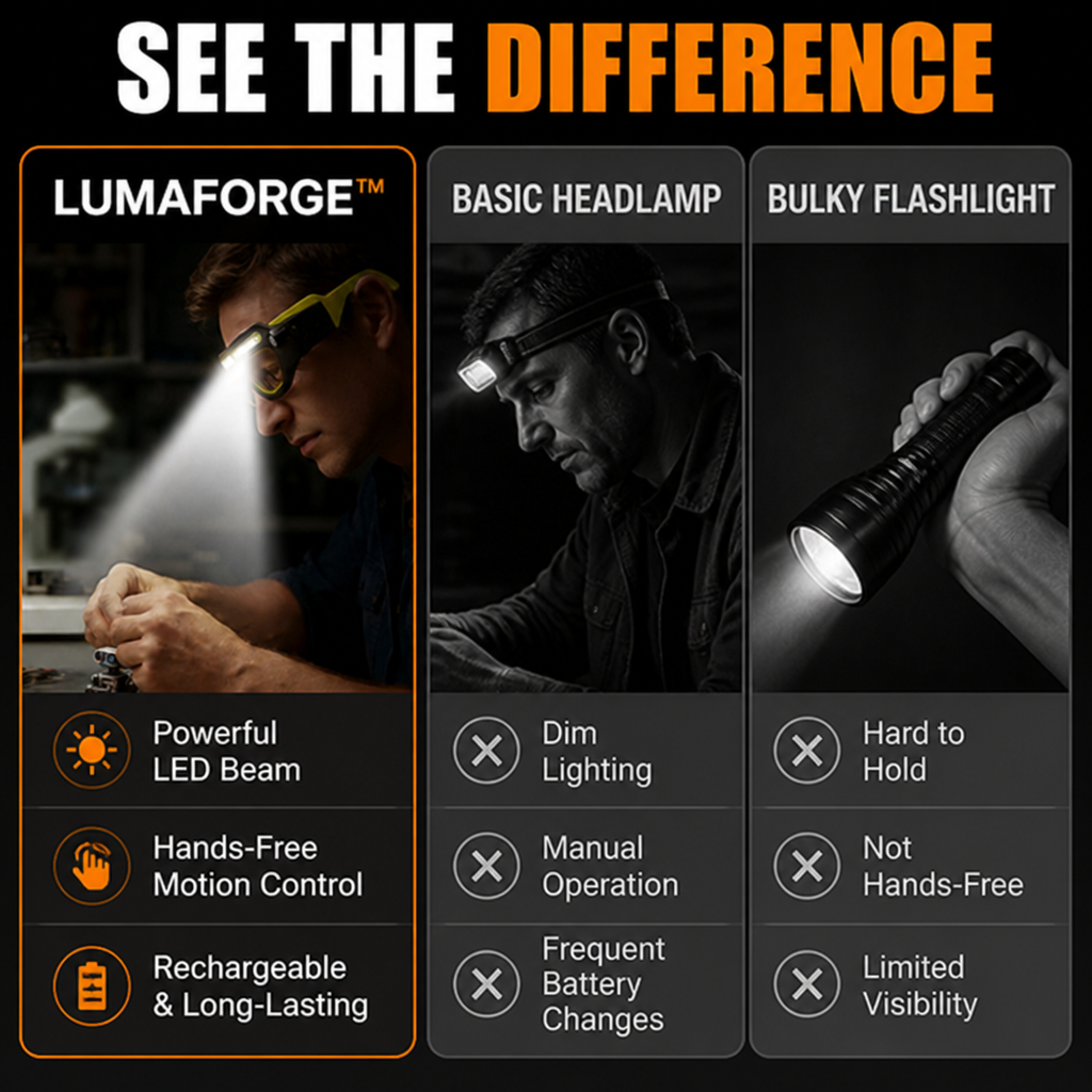 LumaForge™ — Command Brilliant Light Instantly, No Hands Required