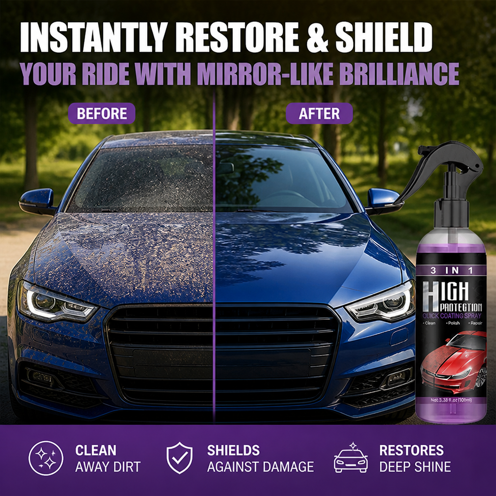 LustreGuard™ — Instantly Restore and Shield Your Ride with Mirror-Like Brilliance