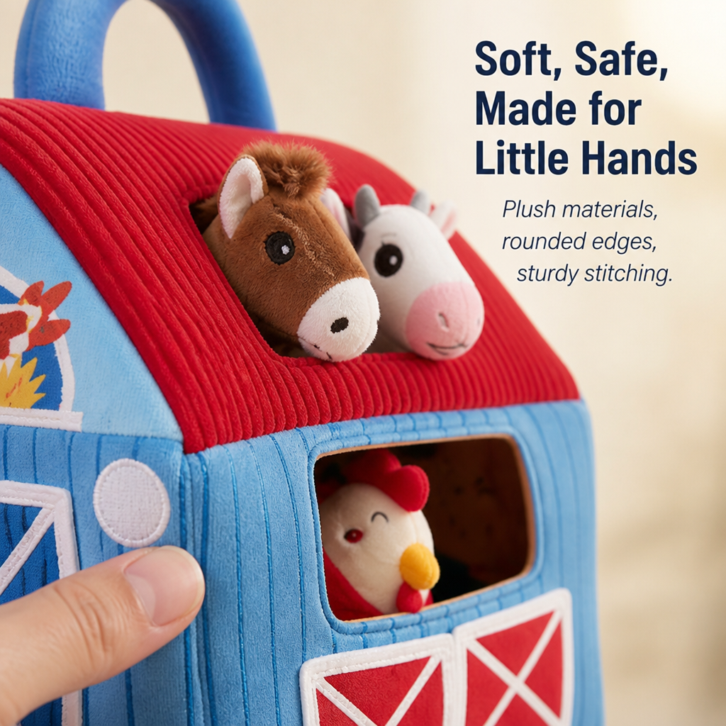PetalNest™ Interactive Farm Set — Ignite Wonder and Confidence with Every Soft, Sound-Filled Adventure