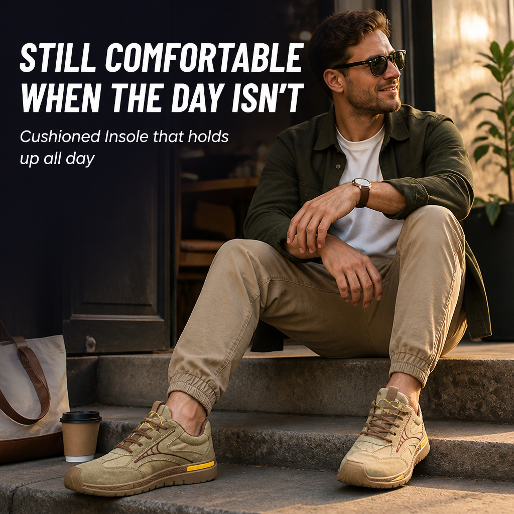 StrideGuard™ — Feel Unstoppable Comfort and Armor-Level Protection Every Step