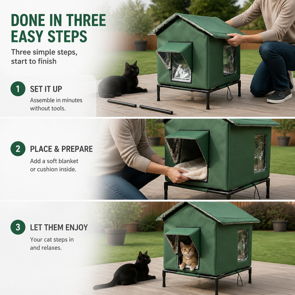 PurrShelter™ — Give Your Cat a Warm, Dry Sanctuary They’ll Choose Every Time