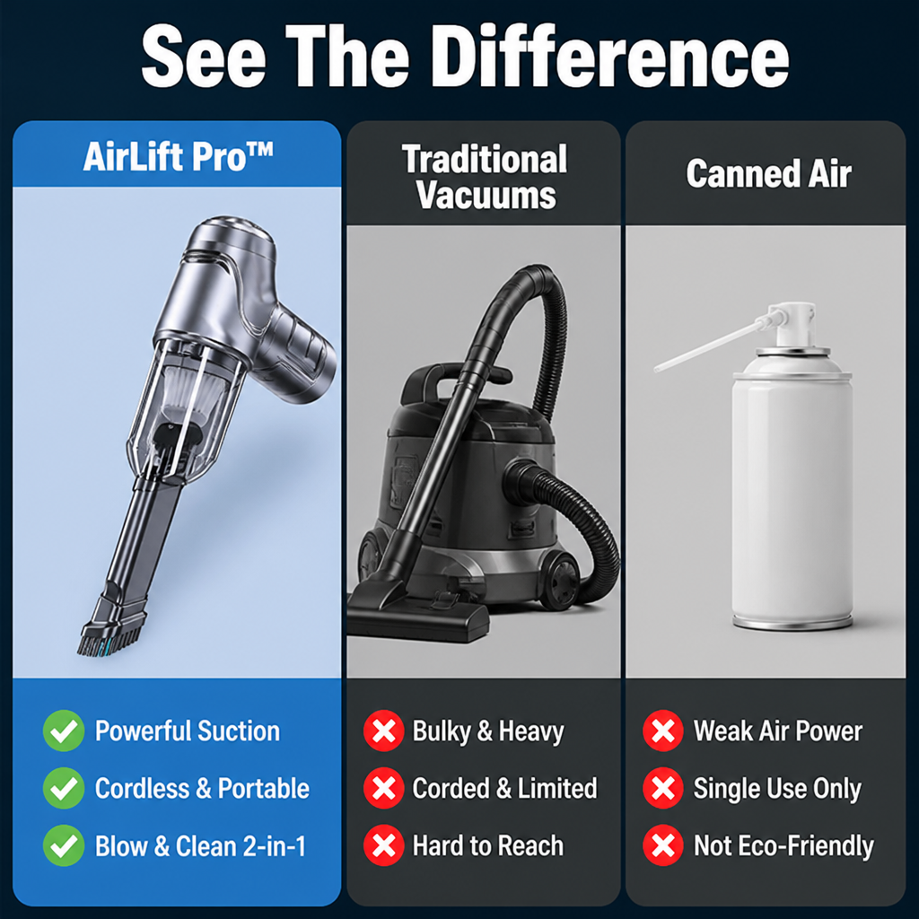AirLift Pro™ — Unleash Lightning-Fast, Cordless Power That Erases Every Mess Instantly