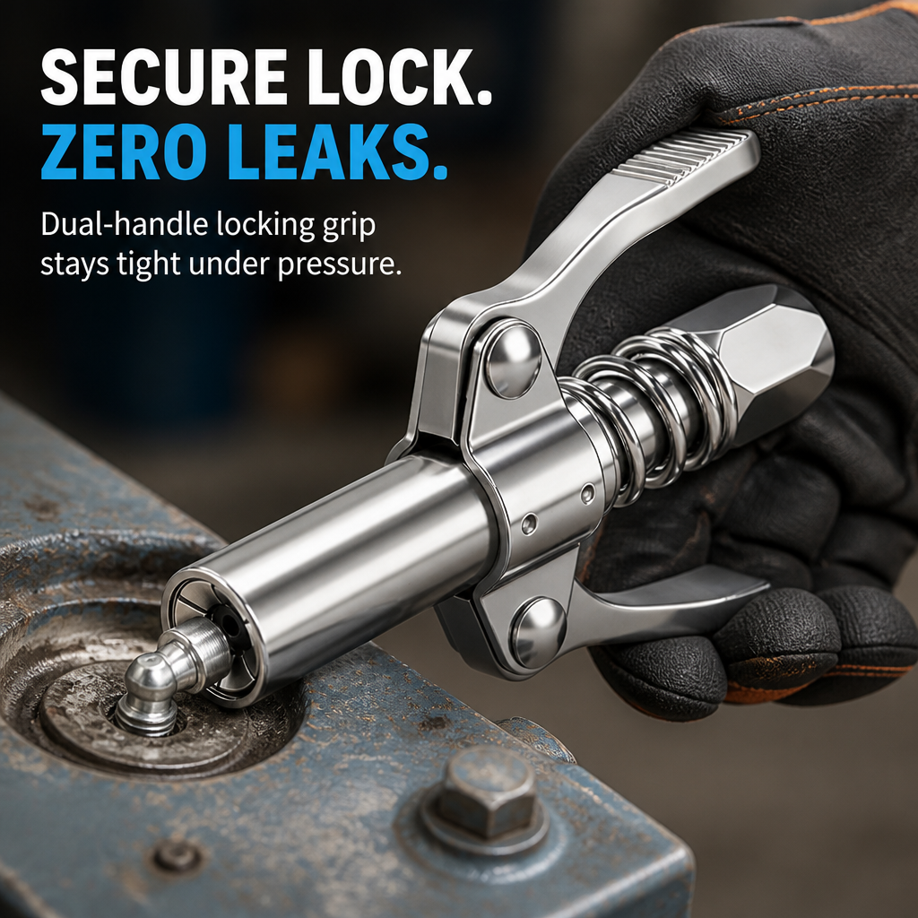 SteelGrip™ — Take Total Command Over Grease with Unshakable Security and Zero Mess