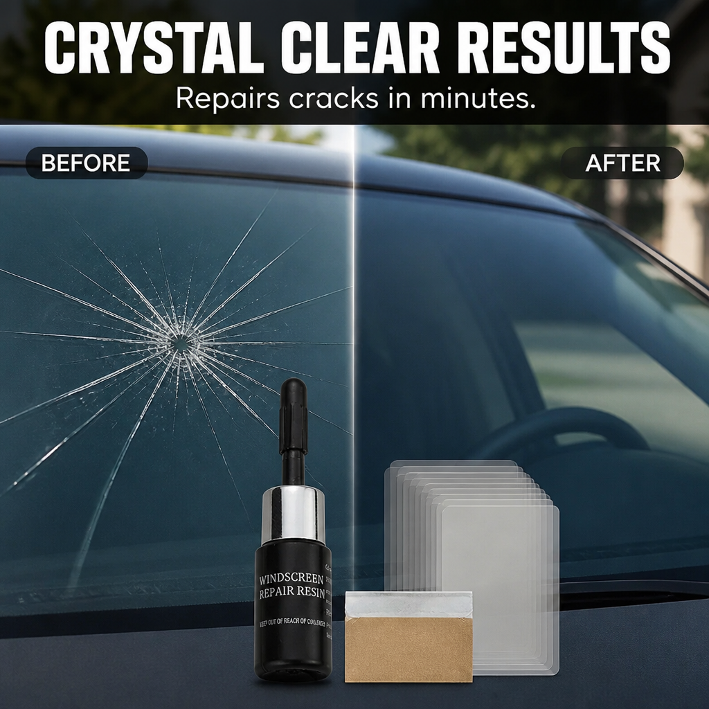 CrystalFlex™ — Transform Cracked Glass Into Flawless, Clear Perfection in Minutes