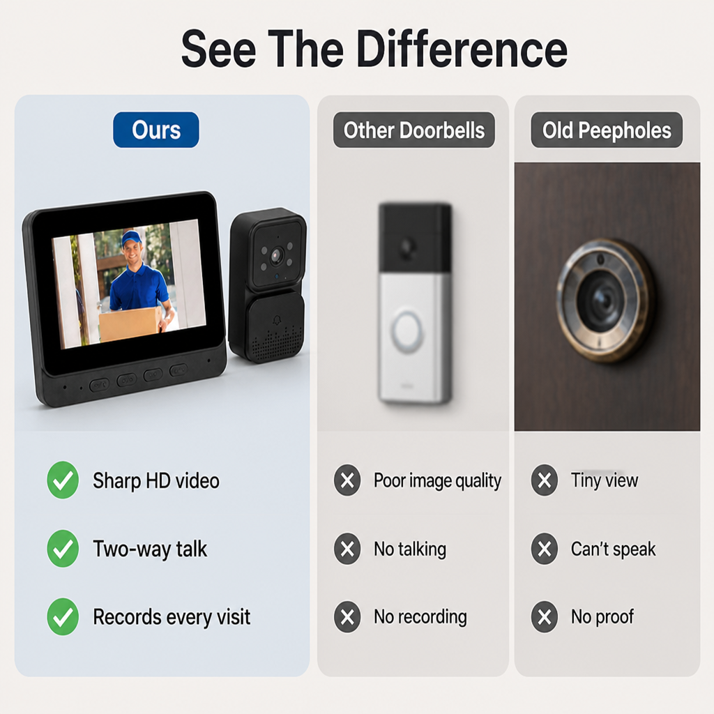 VistaGuard™ — Command Your Doorstep with Crystal-Clear Eyes and Total Peace of Mind