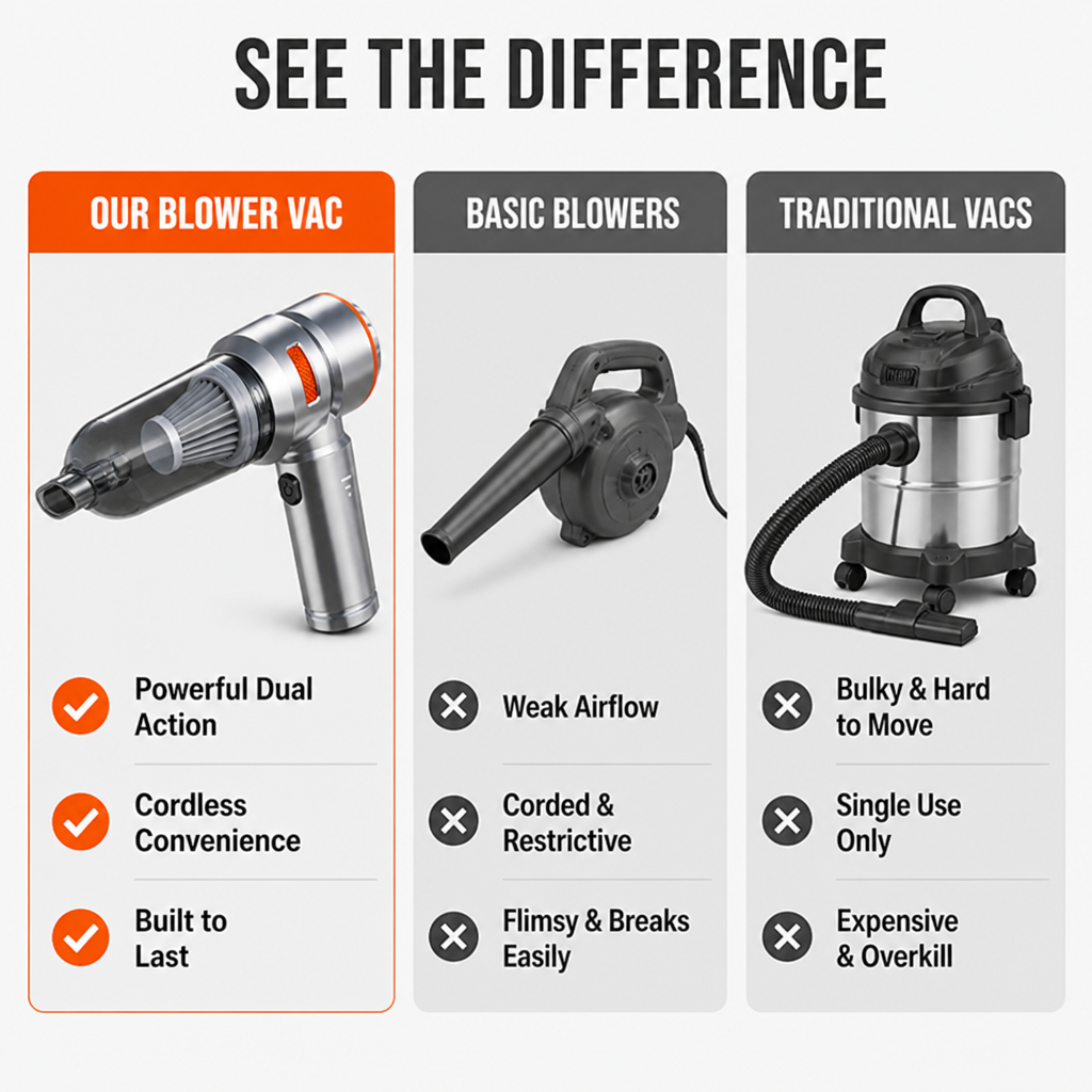 BlazeForce™ Duo Blower & Vacuum — Crush Yard Work Fast Without Breaking a Sweat